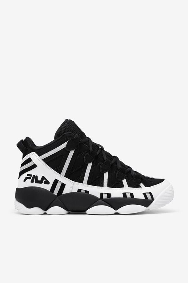 Tênis Fila Homem Branco/Pretas/Metal Prateadas - Fila Black Stackhouse Spaghetti Portugal Online,YIJ